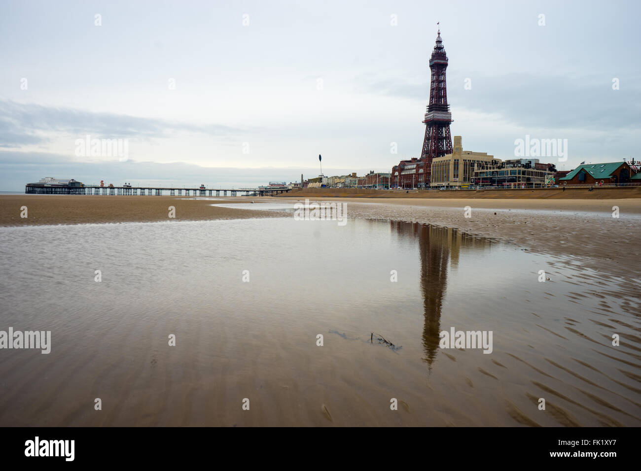 Blackpool Tower Foto Stock