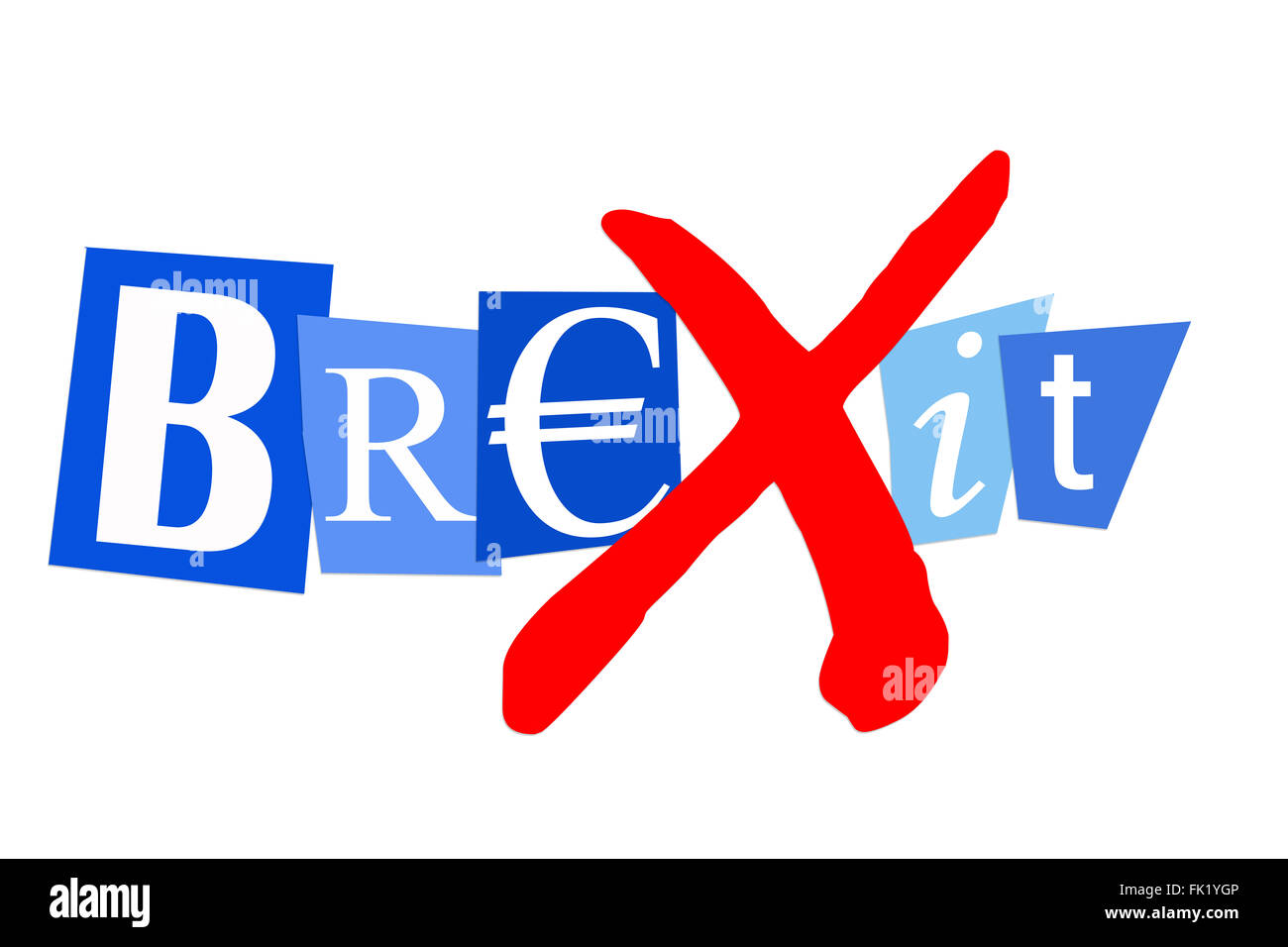 Brexit british uscire dall UE Foto Stock