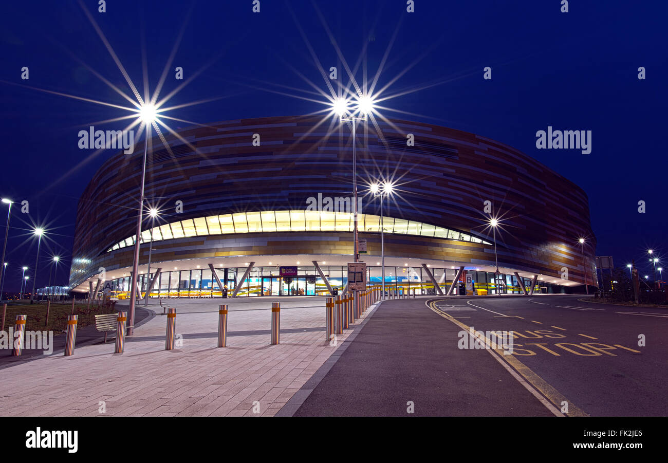 Derby Velodromo, (Derby Arena), Pride Park, Derby, Regno Unito Foto Stock