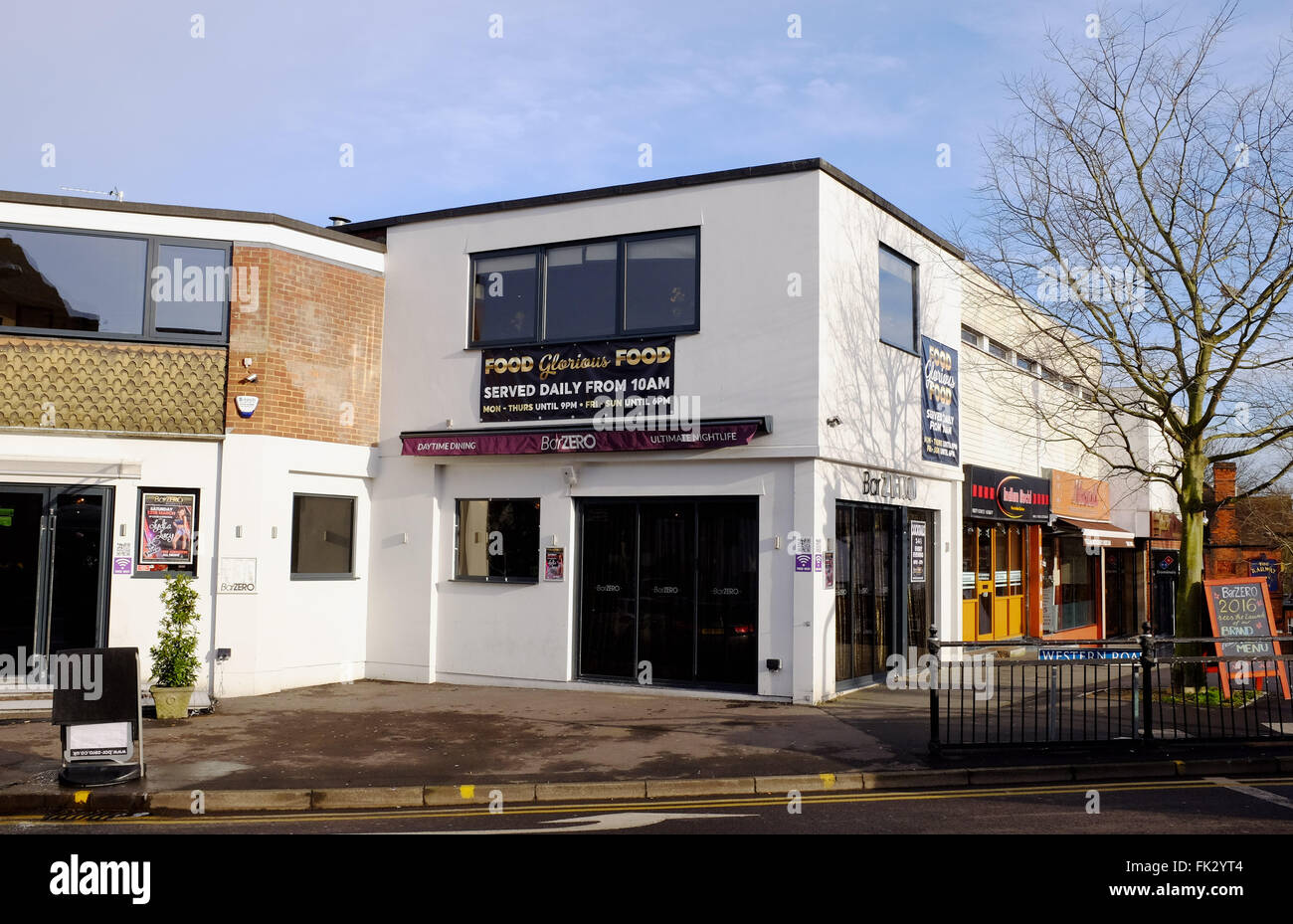 Billericay Essex REGNO UNITO - ristoranti etnici nella città Foto Stock