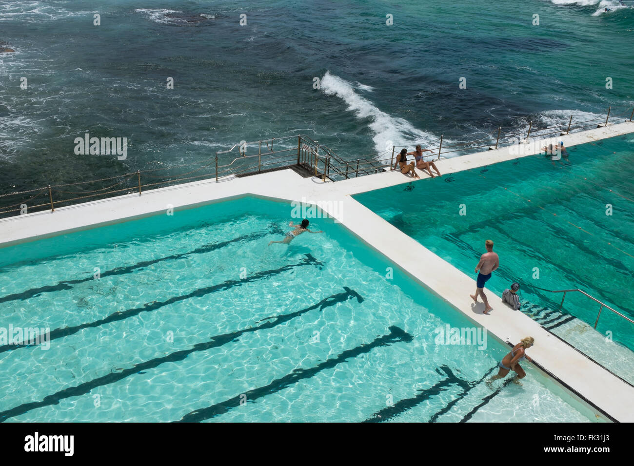 Bondi iceberg piscina, Sydney, Nuovo Galles del Sud, Australia Foto Stock