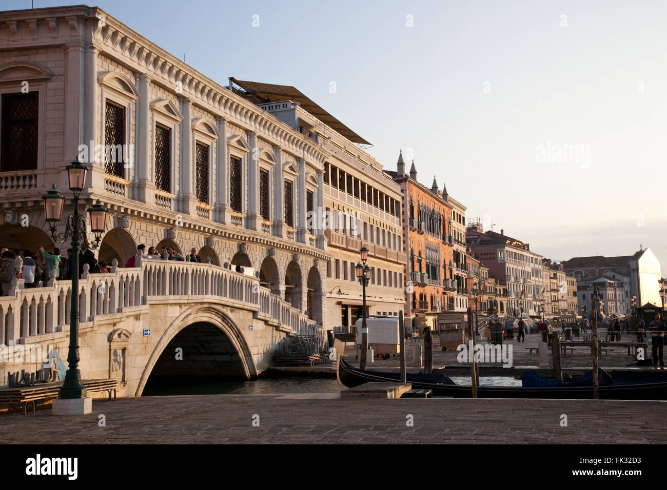 Riva degli Schiavoni, Venezia, Italia Foto Stock