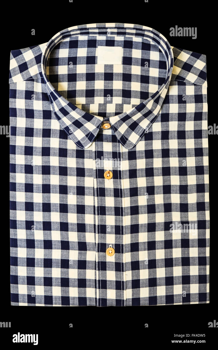 Fashion shirt su sfondo isolato con il percorso Foto Stock