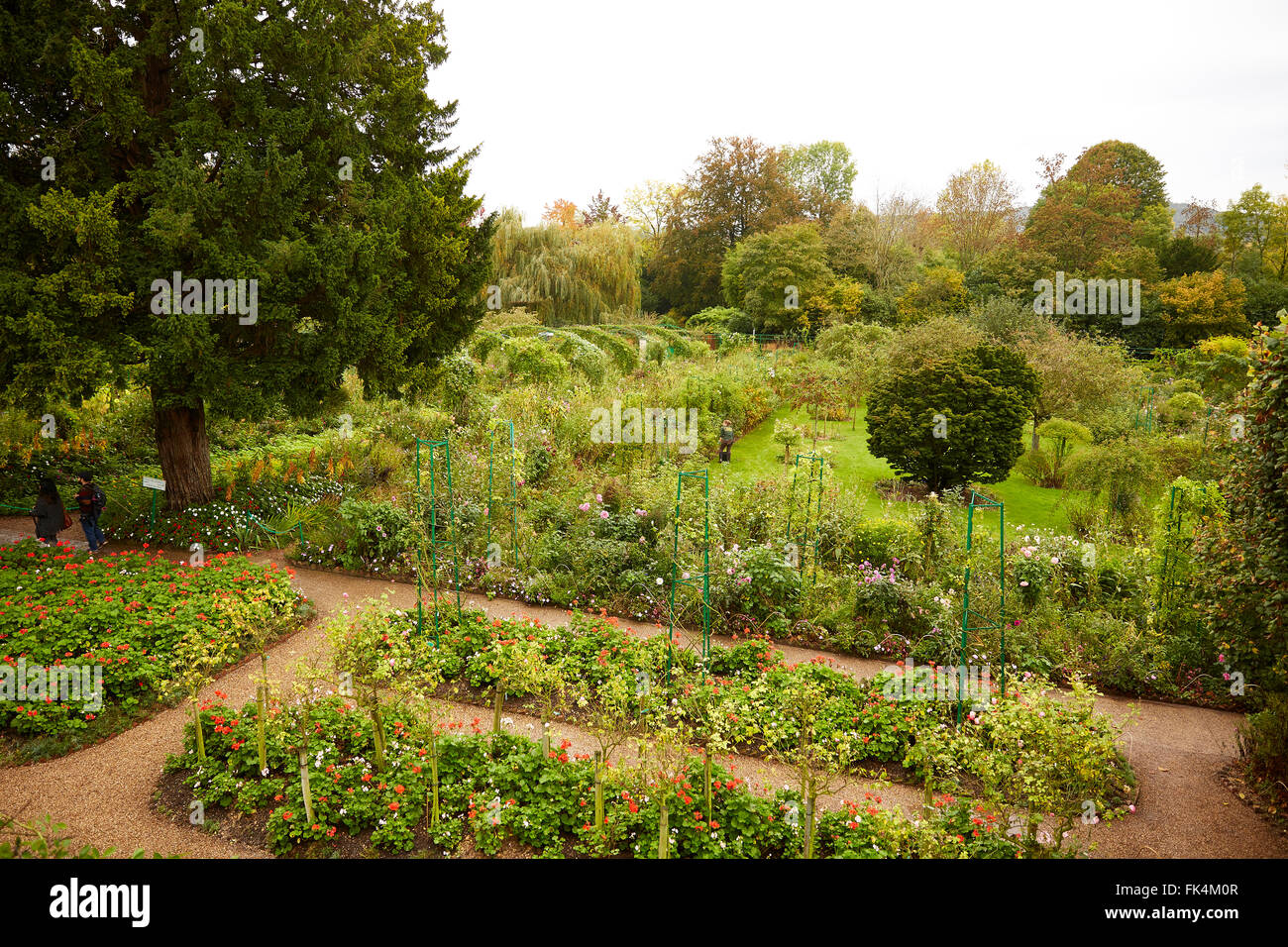 GIVERNY FRANCIA MONET HOUSE GARDEN Foto Stock
