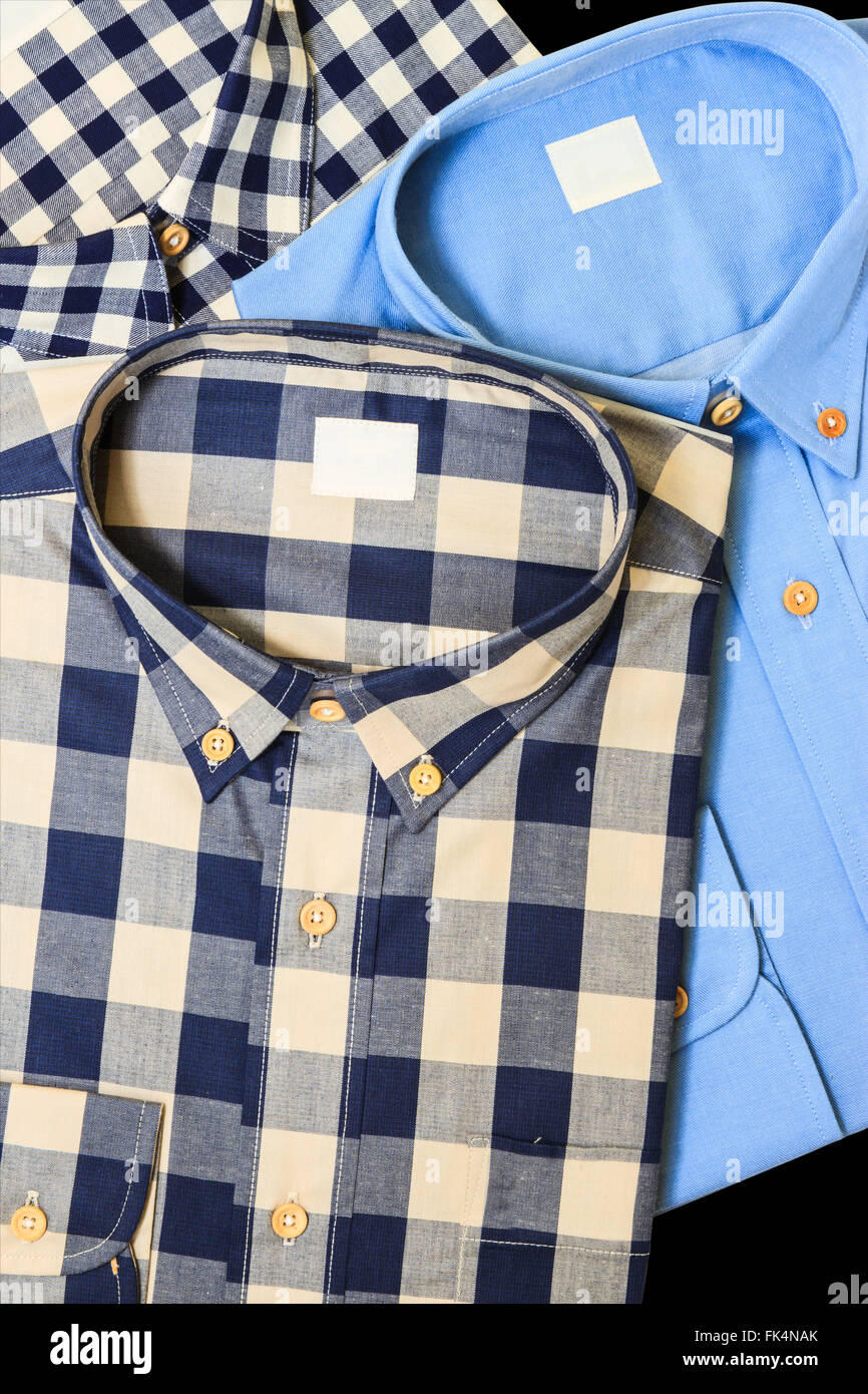 Fashion shirt su sfondo isolato con il percorso Foto Stock