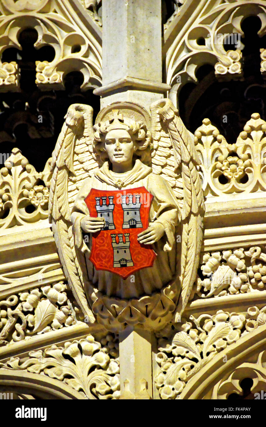Newcastle stemma St Nicholas Cathedral Foto Stock