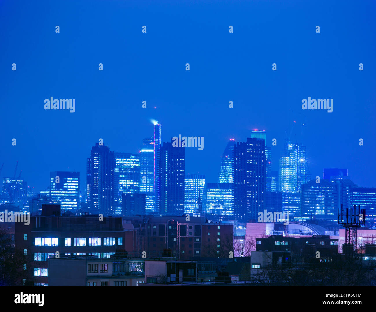 Città di Londra il quartiere finanziario di Londra, Inghilterra, Regno Unito, Europa Foto Stock