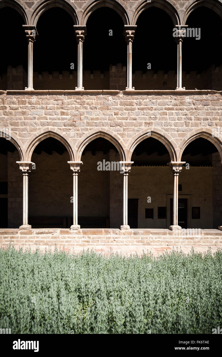 Reial Monestir de Santa Maria de Pedralbes. Barcellona. Foto Stock