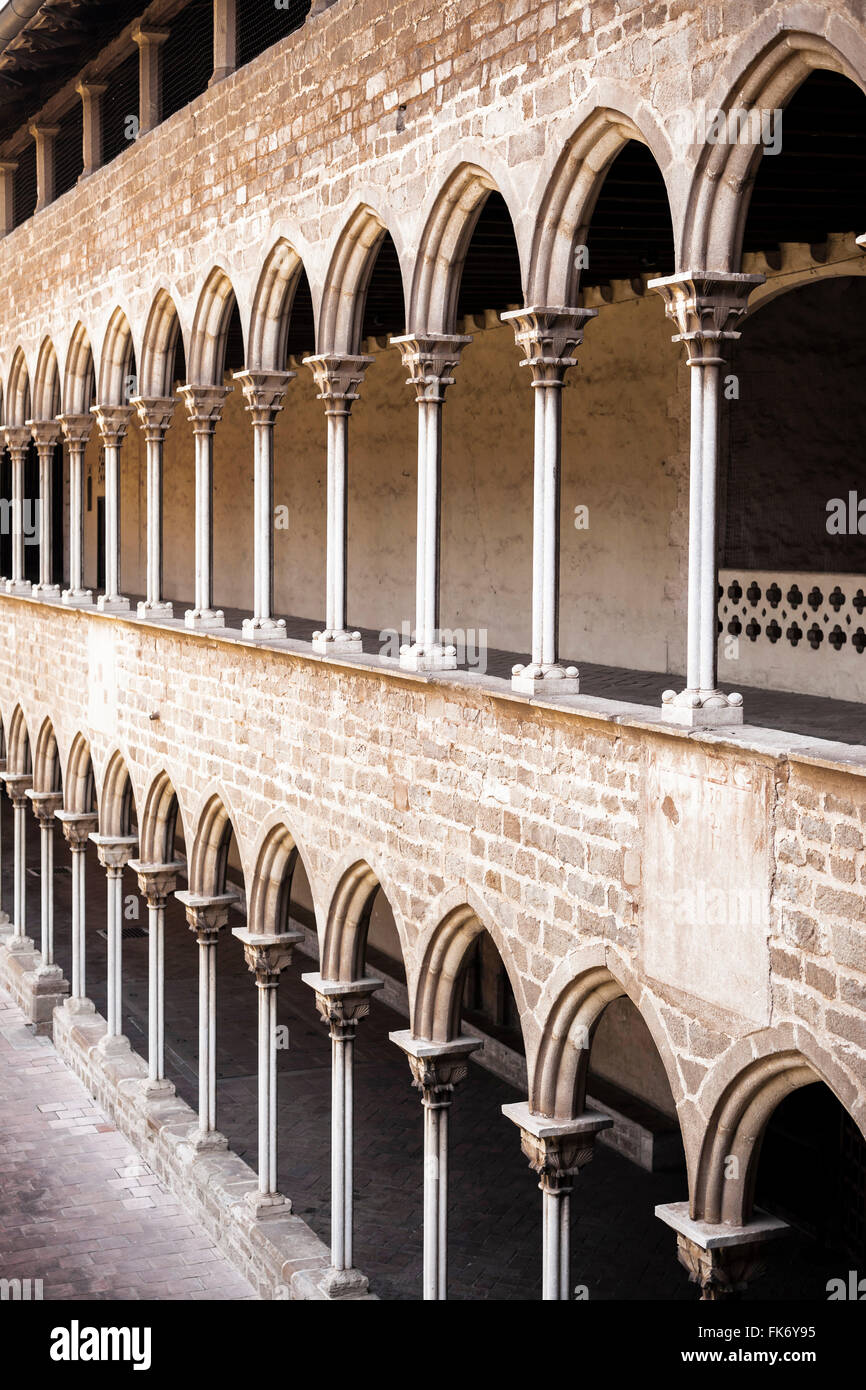 Reial Monestir de Santa Maria de Pedralbes. Barcellona. Foto Stock