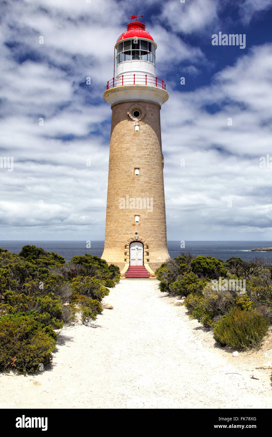 Faro di Cape du Couedic nel Parco Nazionale di Flinders Chase su Kangaroo Island, South Australia, Australia. Foto Stock