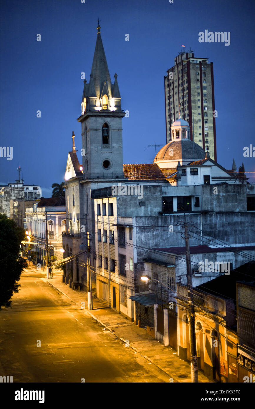 Sao Sebastiao chiesa in Praca Sao Sebastiao Foto Stock