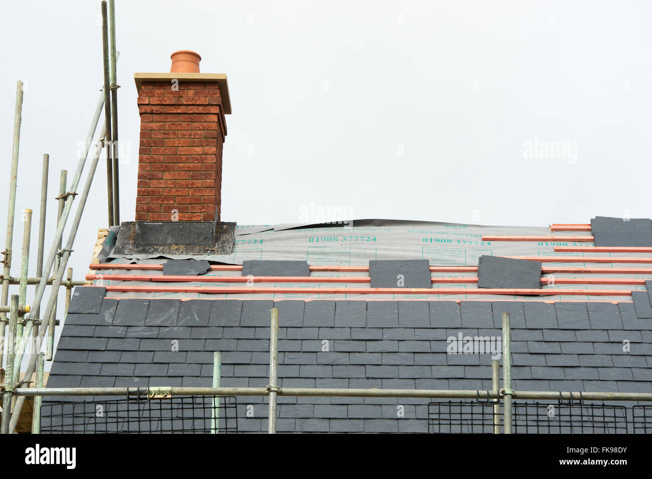 Casa di nuova costruzione in Kingsmere, Bicester, Oxfordshire, Inghilterra Foto Stock