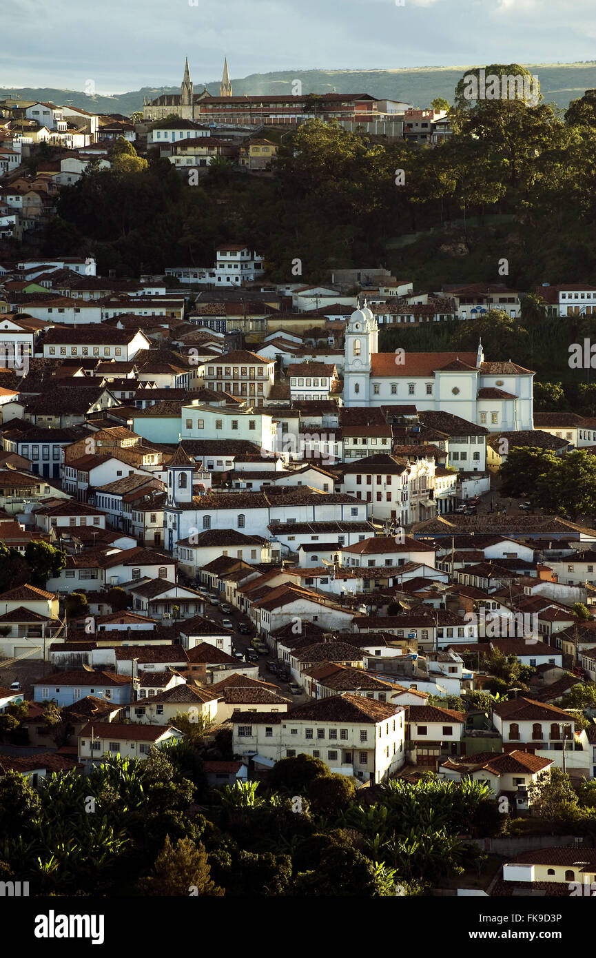 Vista della città di Diamantina da crociera Foto Stock