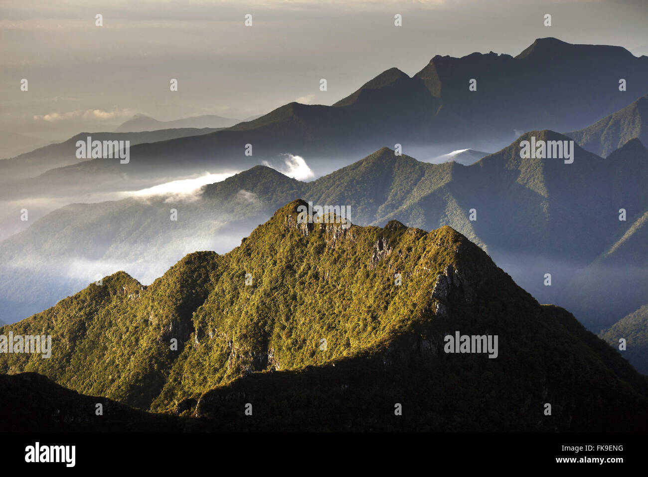 Regione montagnosa della Serra Geral parco nazionale nel comune di Sao Jose dos mancante Foto Stock