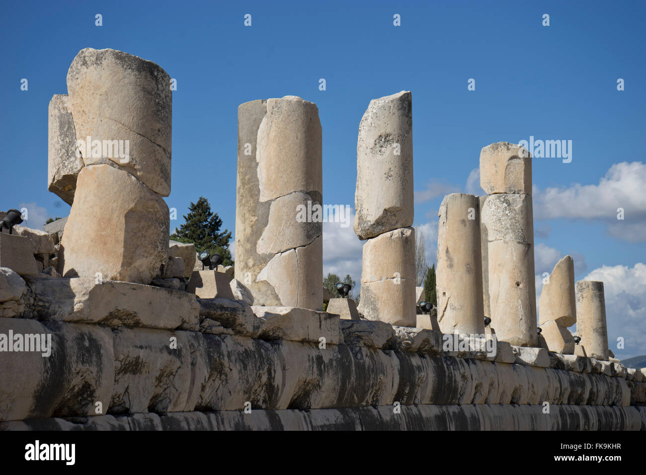 Gli antichi greci e romani città di Efeso in Turchia Foto Stock