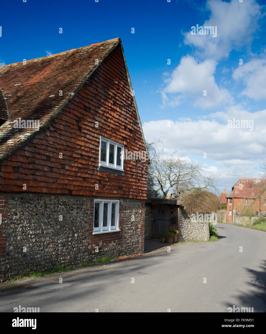 Il villaggio di Rodmell, East Sussex, Inghilterra Foto Stock
