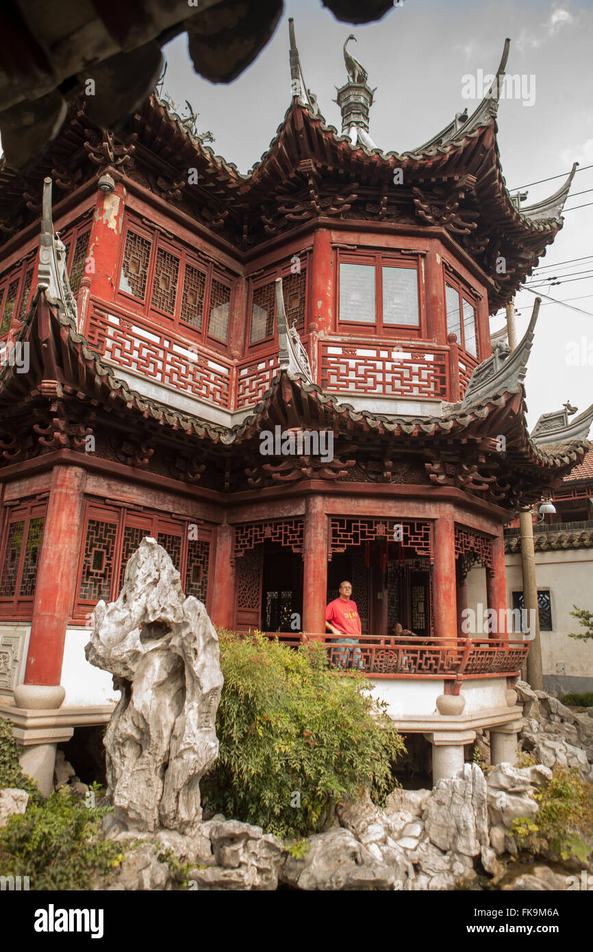 Il Giardino di Yuyuan, Shanghai, Cina Foto Stock