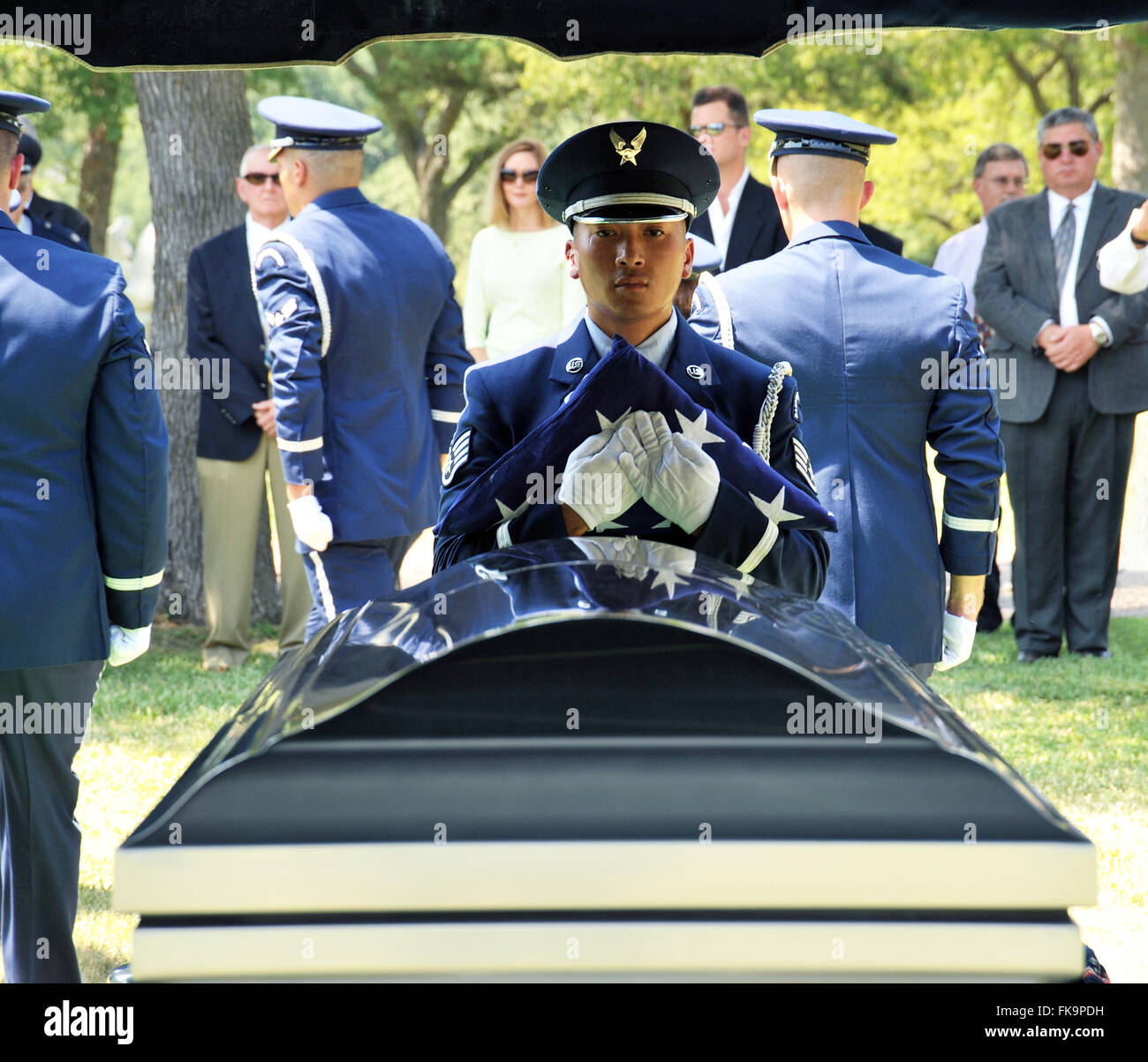 Air Force generale Servizi funebri Foto Stock