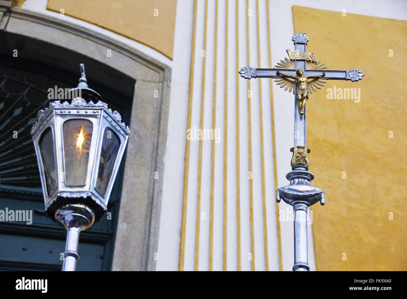 La Santa Messa presso la festa di compleanno della città e patrono Signore Gesù Buon Foto Stock
