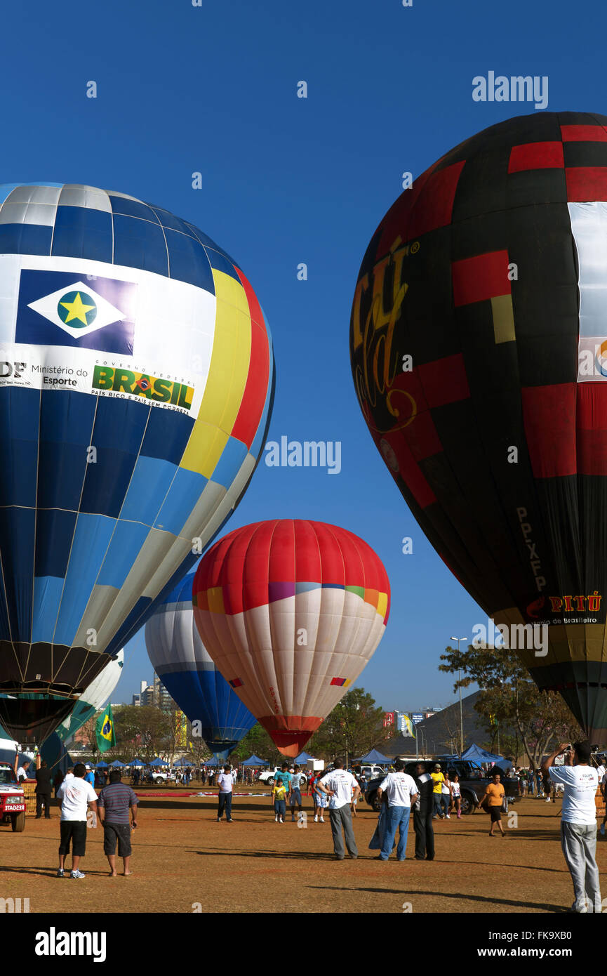 Primo Campionato di palloncino di indipendenza di Brasilia Foto Stock