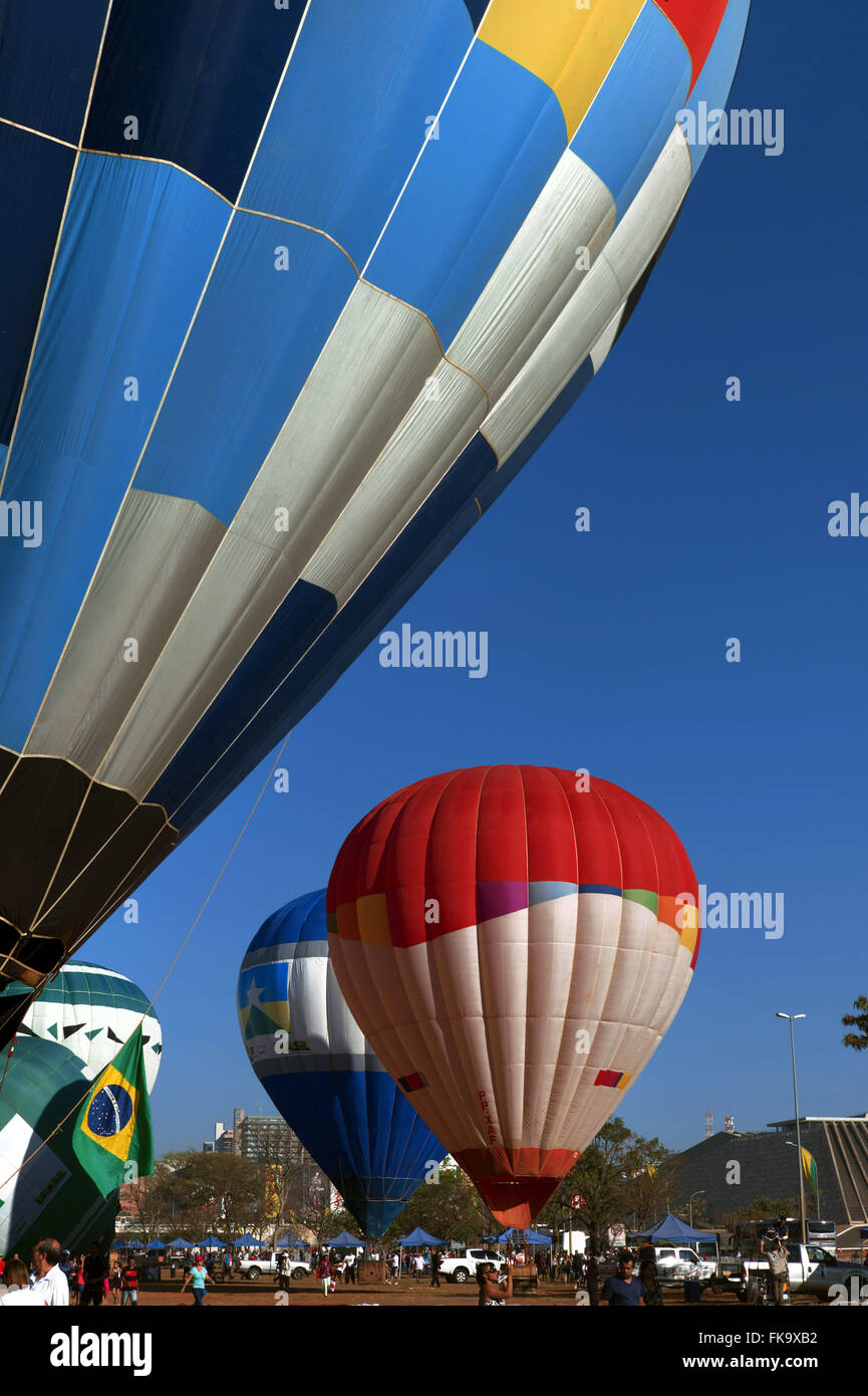 Primo Campionato di palloncino di indipendenza di Brasilia Foto Stock