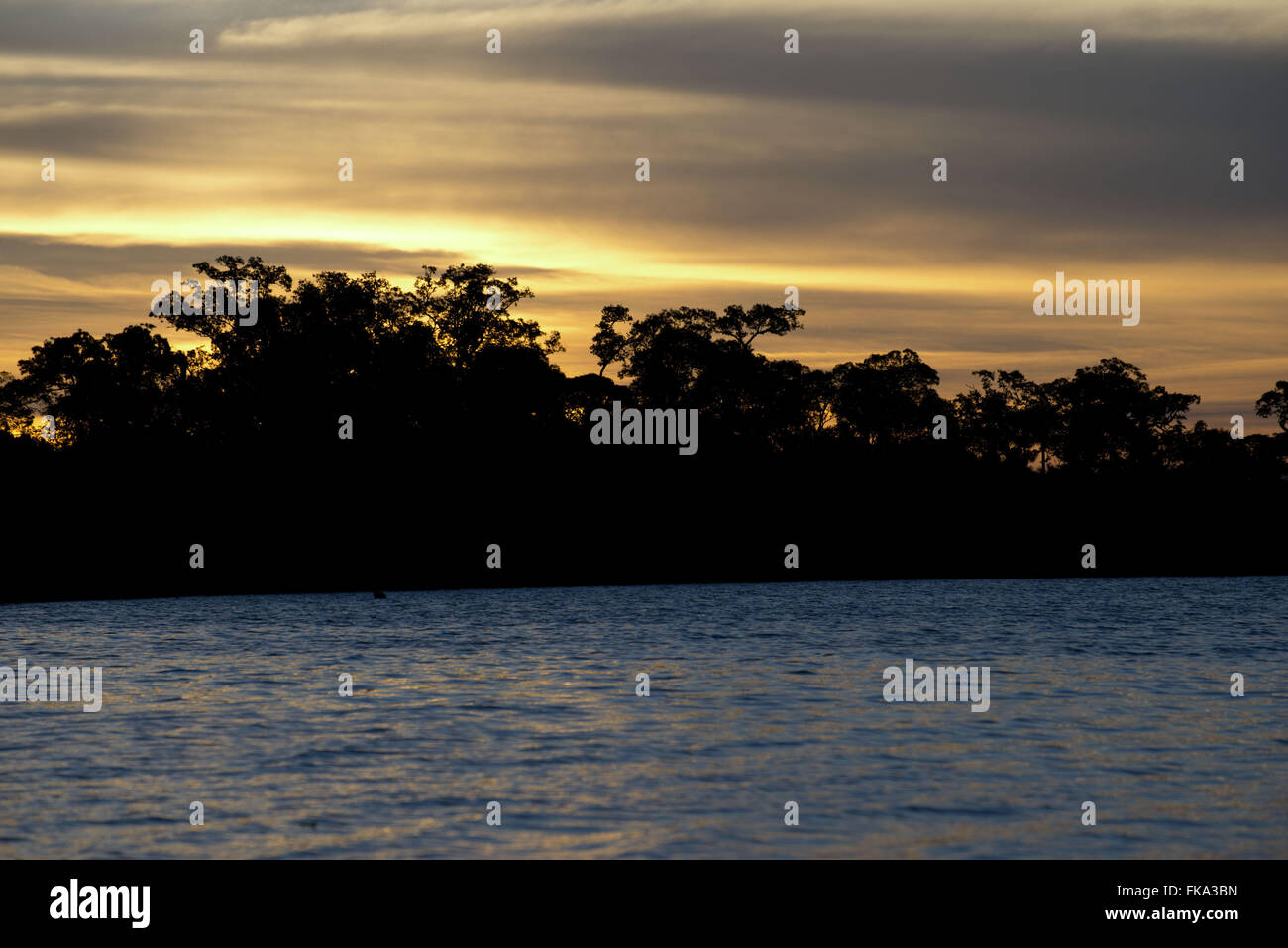 Ipa paesino sul lago - Aiha Kalapalo etnicità - Xingu Parco indigeni Foto Stock