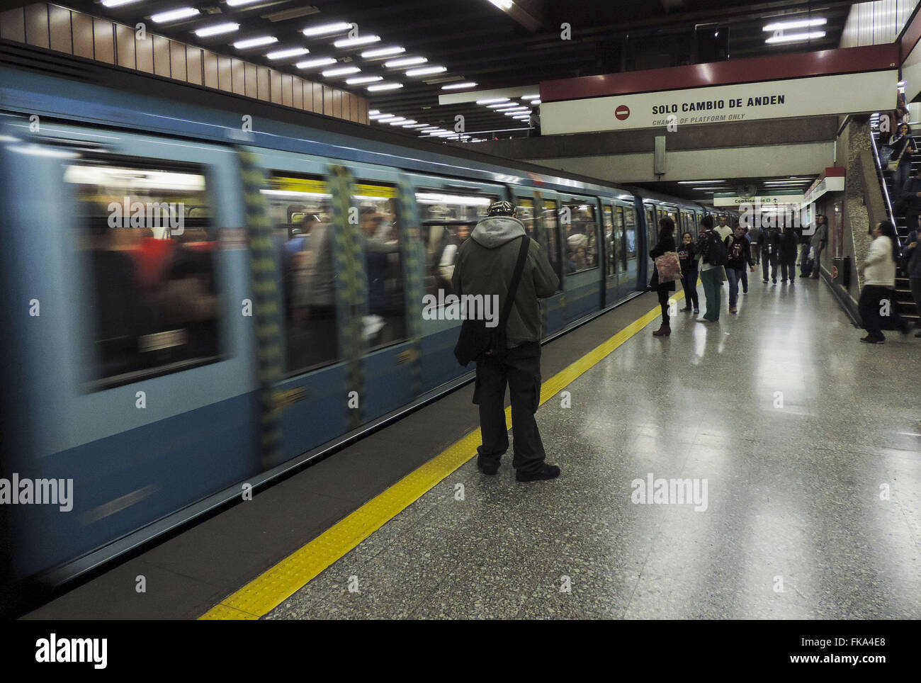 Santiago la metropolitana - Linea 1 - Los Domenicos - San Pablo Foto Stock