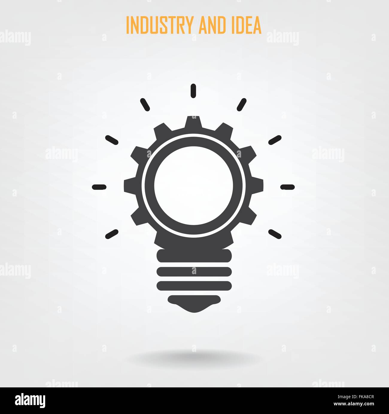 Cervello creativo Idea concept design di sfondo per creare poster flyer brochure coperchio ,business idea ,abstract background. Illustrazione Vettoriale