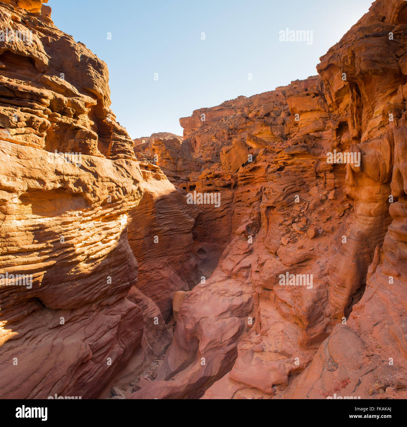 Red Canyon Colorato Penisola del Sinai, Egitto Foto Stock