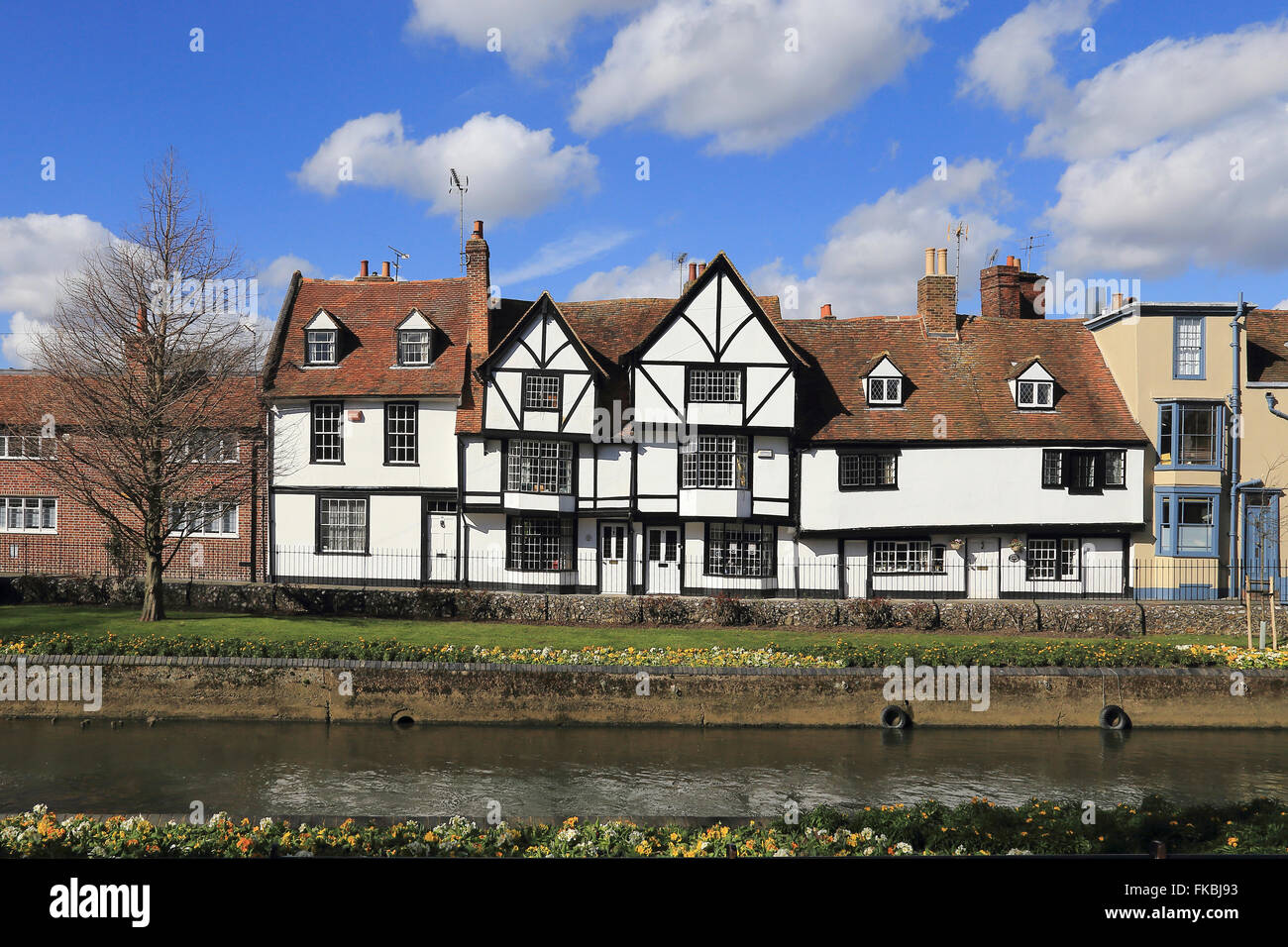 Antico casolare in Westgate Grove, Canterbury, nel Kent, Inghilterra Foto Stock