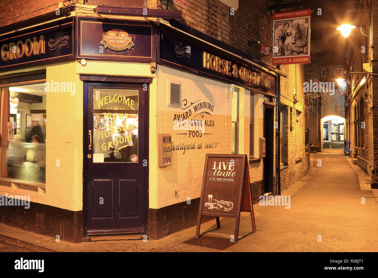 Cavallo e lo Sposo Pub di Ramsgate Kent, Inghilterra Foto Stock