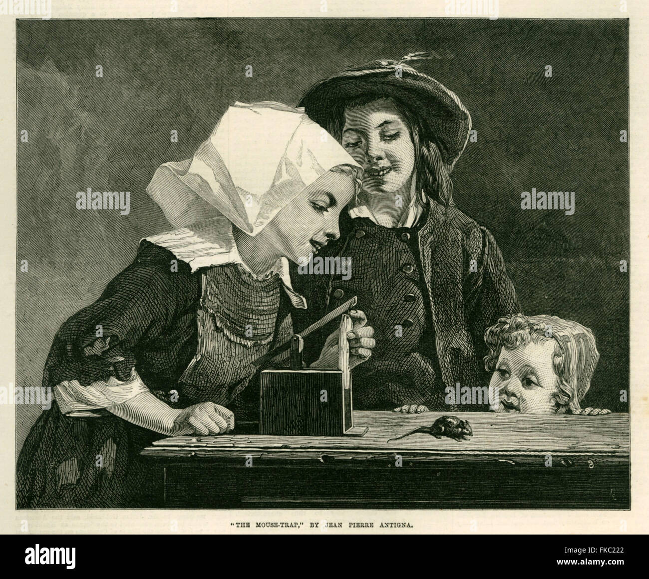 1870S UK Illustrated London News Prenota piastra Foto Stock