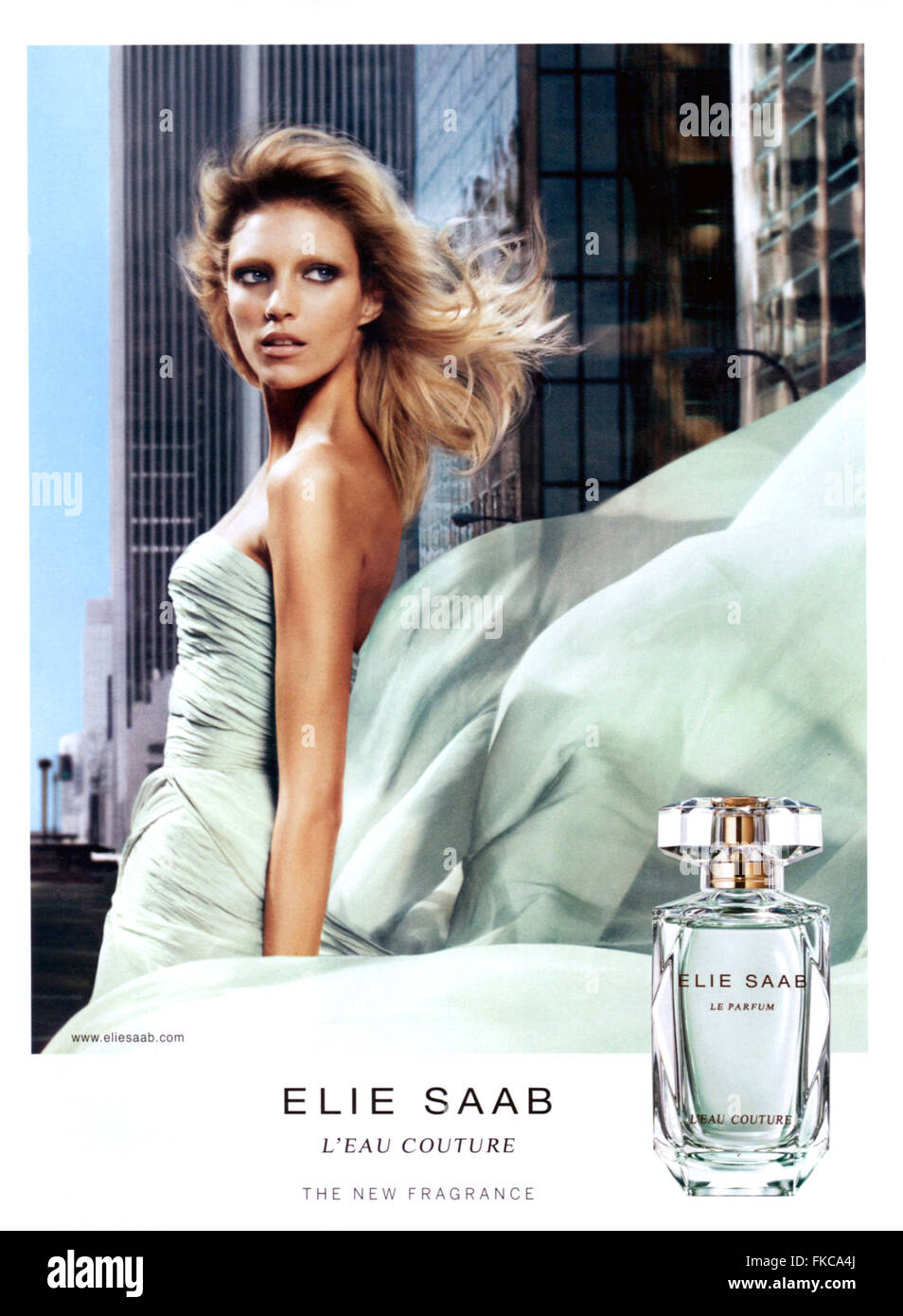 2010S UK Elie Saab Magazine annuncio pubblicitario Foto Stock