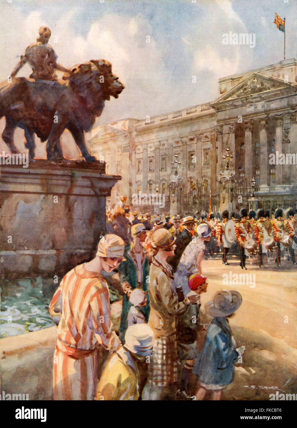 1920S UK Illustrated London News piastra del magazzino Foto Stock