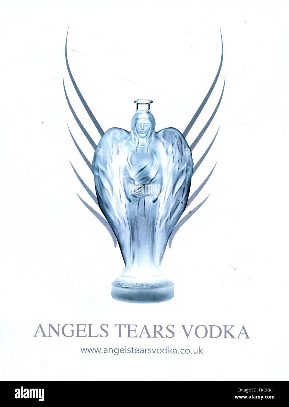 2010S UK Angeli lacrime Magazine annuncio pubblicitario Foto Stock