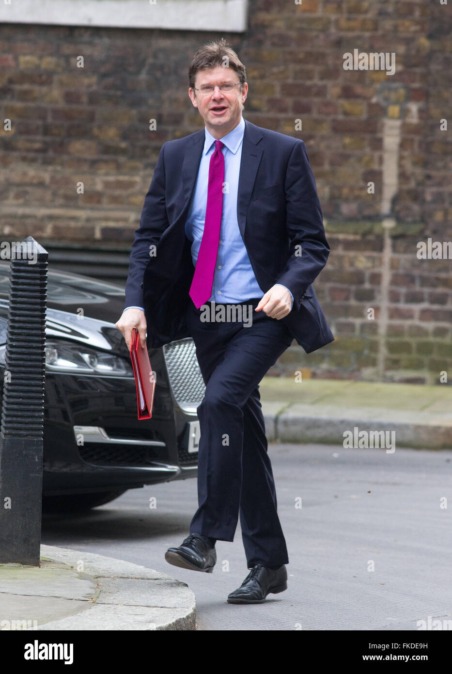 Europee e Governo locale Segretario,Greg Clark al 10 di Downing Street per una riunione del gabinetto Foto Stock