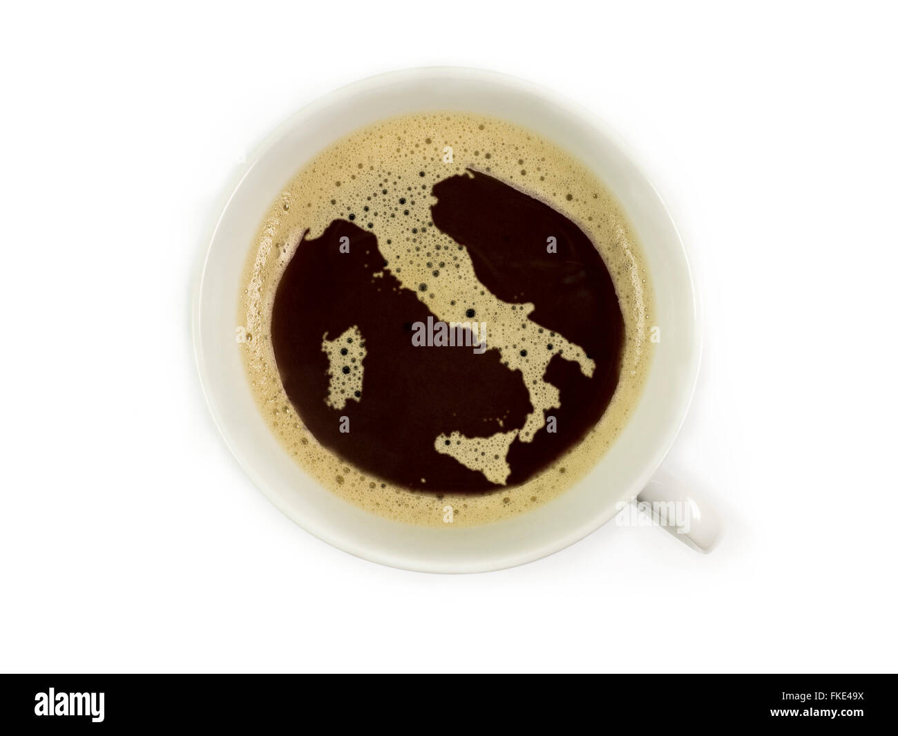 Il caffè italiano Foto Stock