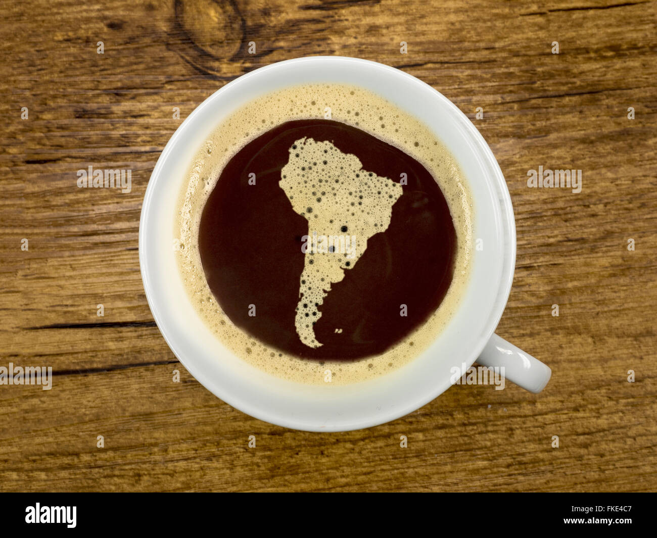 Caffè in Sud America Foto Stock