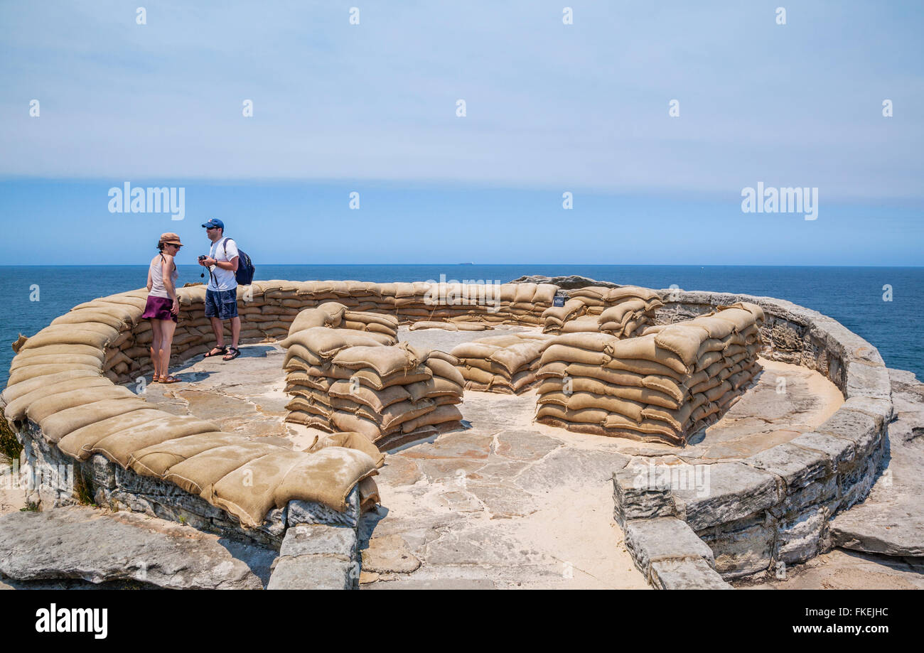 Australia, Nuovo Galles del Sud, Sydney, hessian e sacchetti di sabbia, instalation titeld " comfort zone' da Alessandra Rossi Foto Stock
