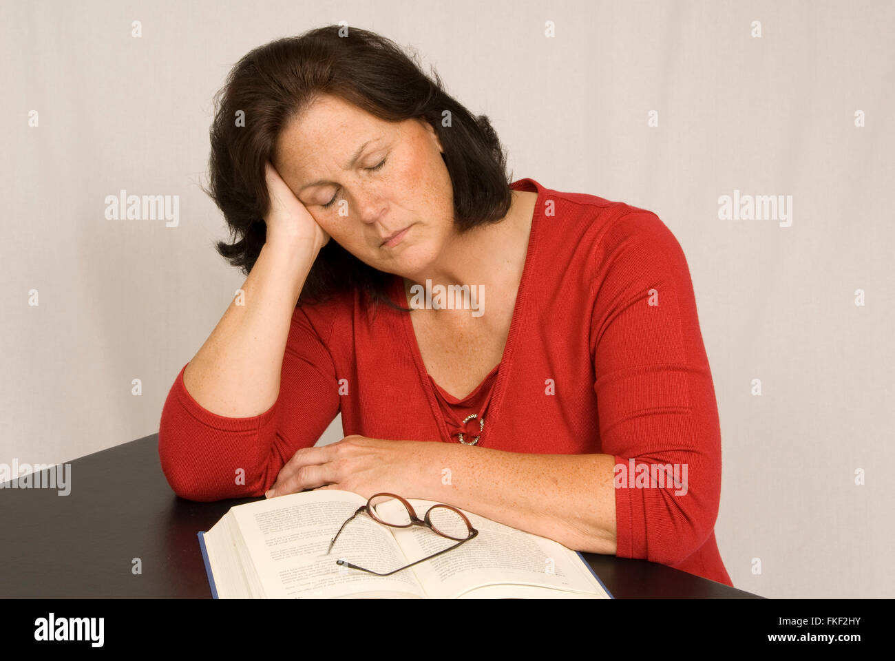 Troppo stanco per continuare Foto Stock