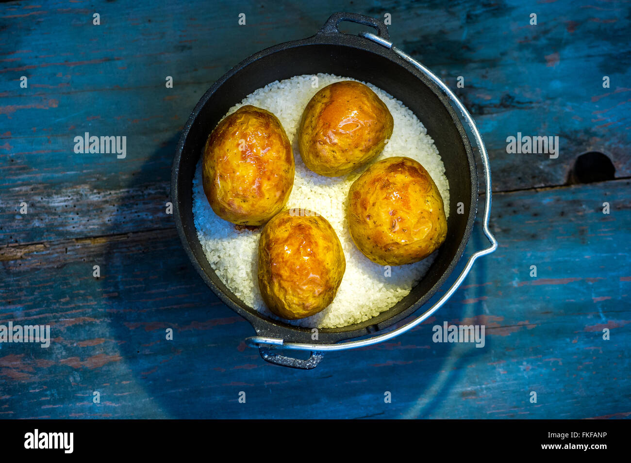 Patate al forno Foto Stock