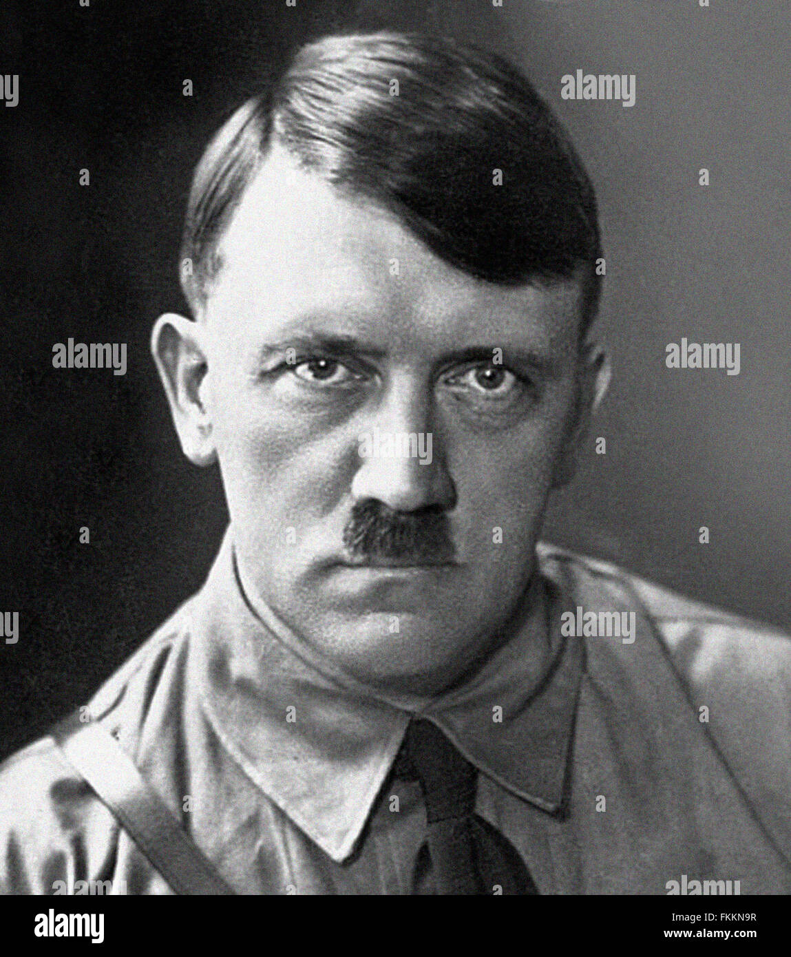 Ritratto di Adolf Hitler di guerra tedesco leader. Nuova scansione degli archivi della stampa Ritratto Service - Ex premere ritratto Bureau. Foto Stock