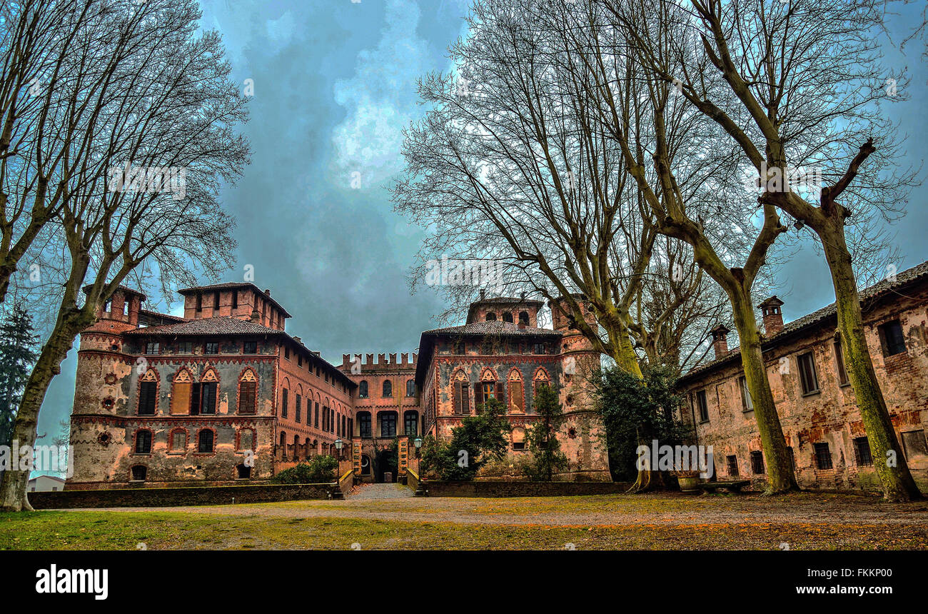 Antica casa aristocratica Foto Stock