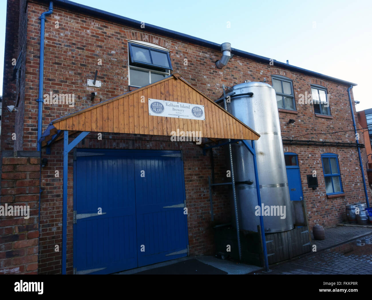 La CAMRA premiata birreria a Kelham Island, Kelham Island Brewery Sheffield nello Yorkshire England Regno Unito Foto Stock