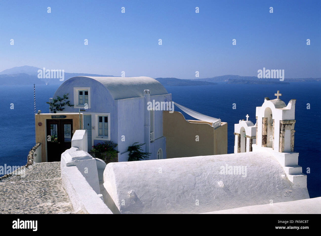 Oia - Santorini, Cicladi, Grecia Foto Stock