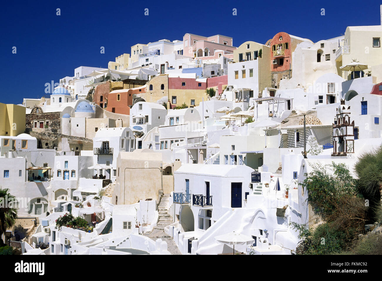 Oia - Santorini, Cicladi, Grecia Foto Stock