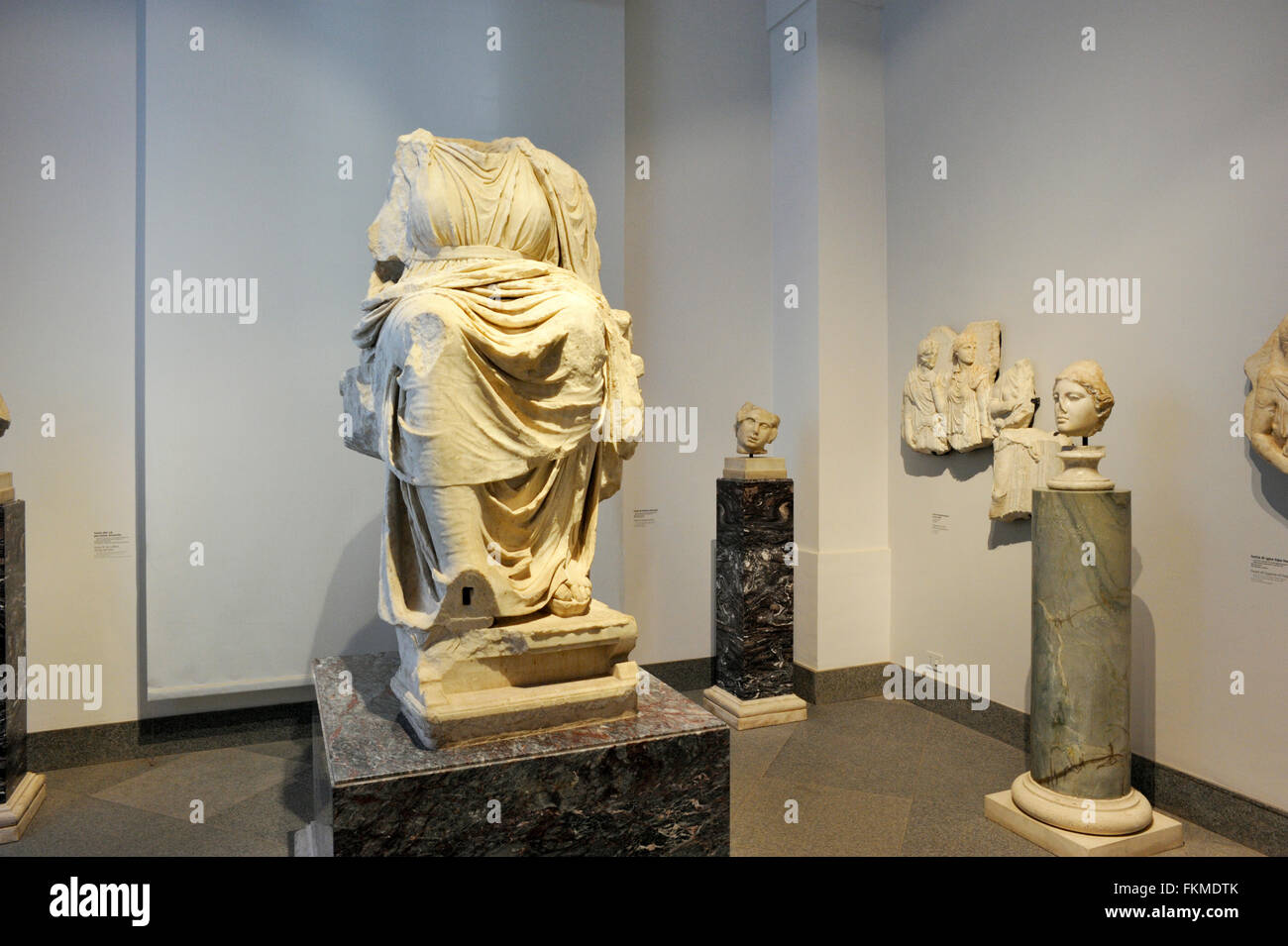 Italia, Roma, Colle Palatino, Museo dell'Antiquarium, statue romane Foto Stock