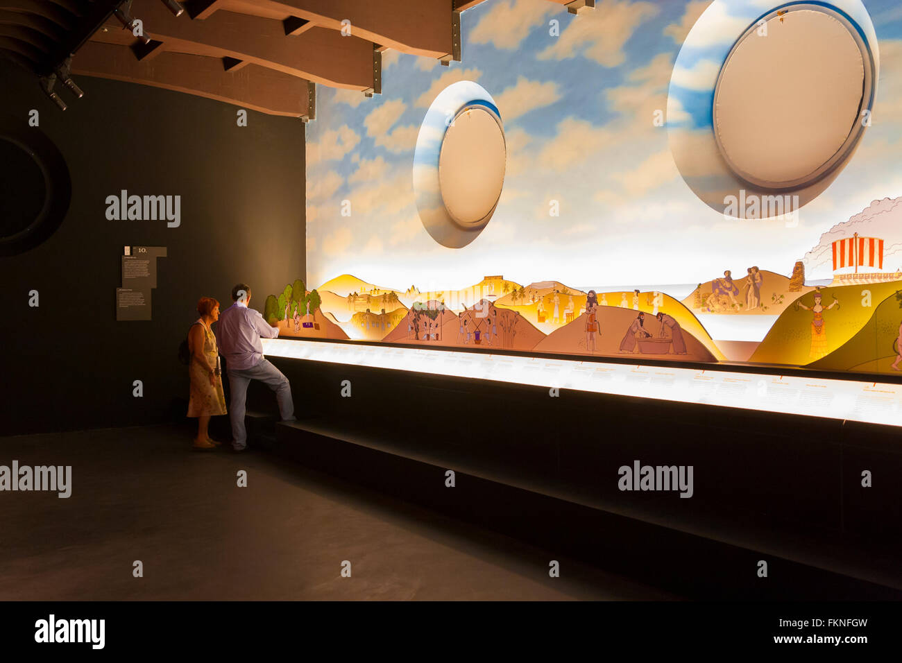 WIMU museo del vino castello Falletti, Barolo, Langhe, Piemonte, Italia Foto Stock