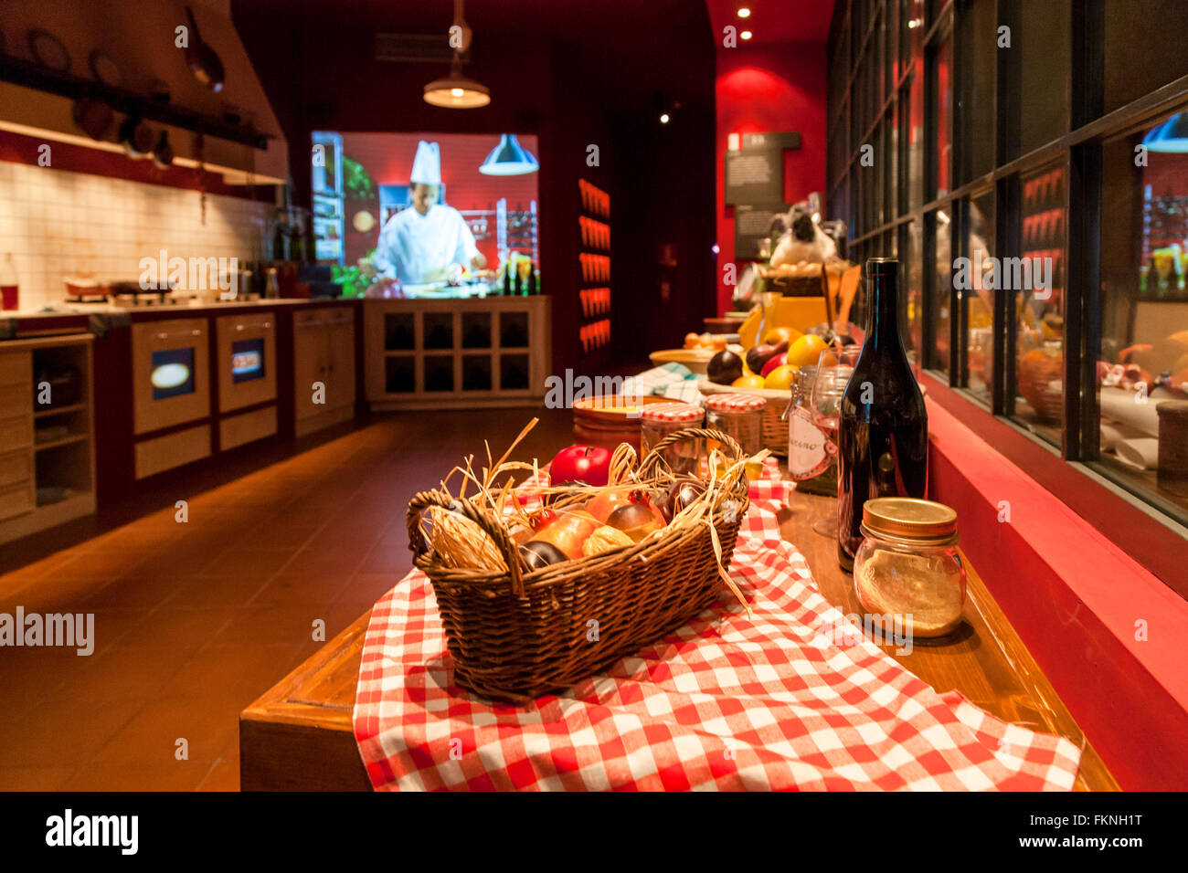 WIMU museo del vino castello Falletti, Barolo, Langhe, Piemonte, Italia Foto Stock