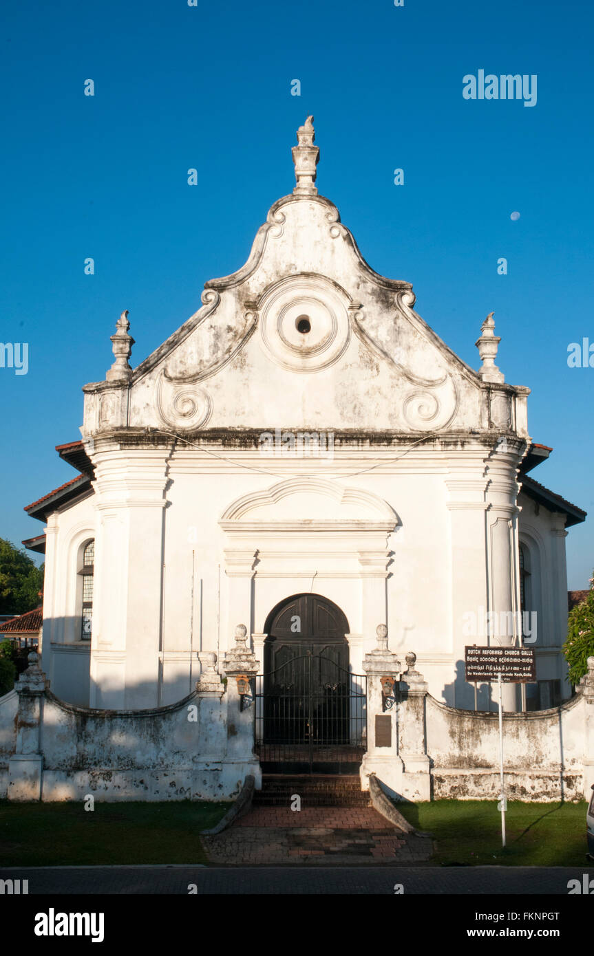 Chiesa olandese riformata (1755) a Forte Galle, Sri Lanka Foto Stock